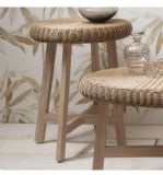 Gardenia Chunky Round Side Table Natural